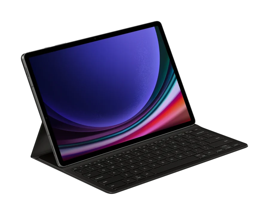 latin en galaxy tab s9 plus book cover keyboard slim black ef dx810ubegww ef dx810ubegww standing black 537976733