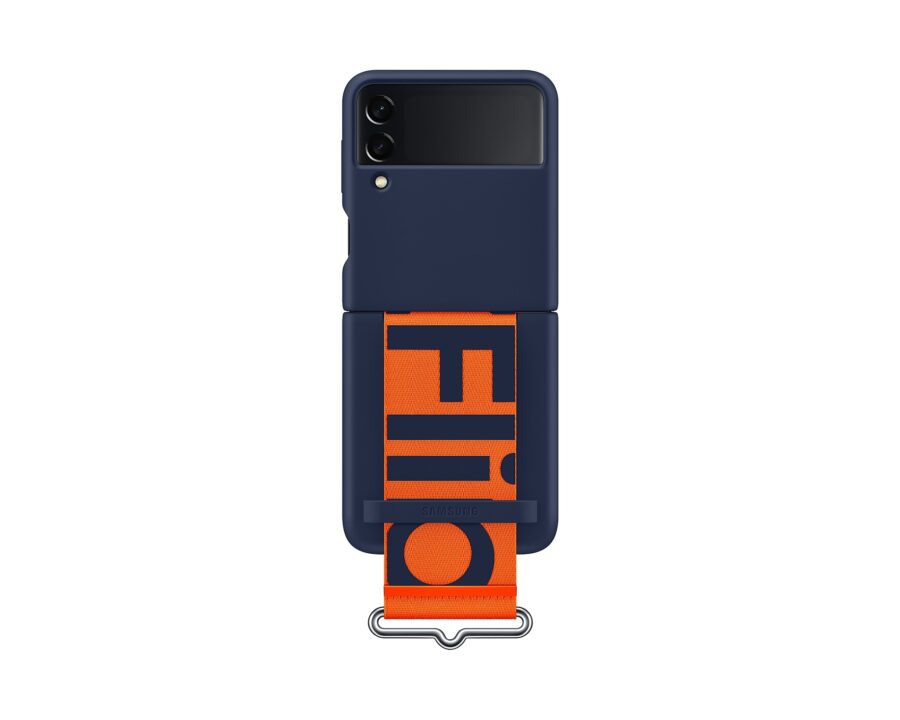 Husă de protecție și curea Silicone Cover pentru Samsung Galaxy Z Flip 3