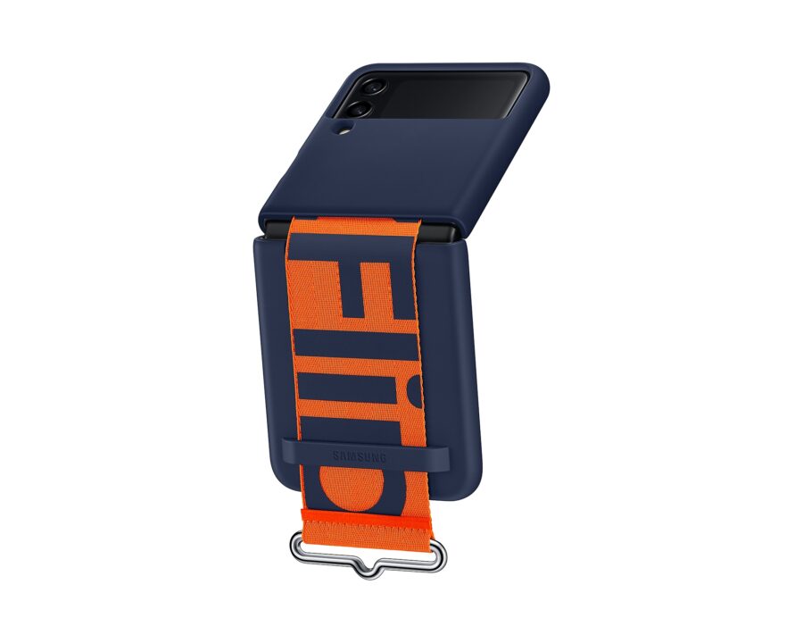 Husă de protecție și curea Silicone Cover pentru Samsung Galaxy Z Flip 3