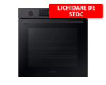 Cuptor încorporat DualCook™, 76 L, A+*, Piroliză, Oțel inoxidabil negru, Seria 4