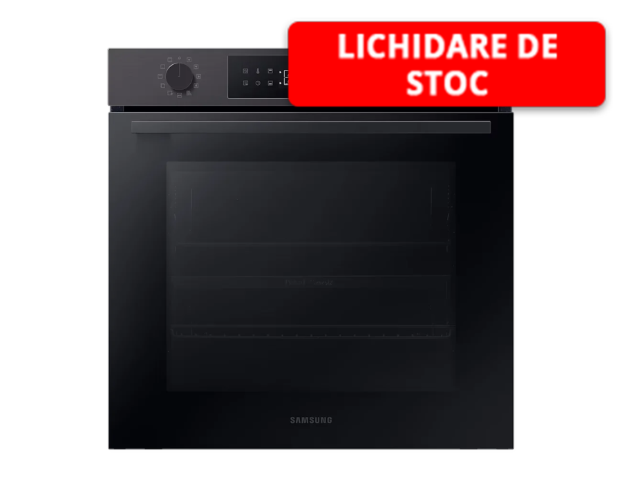 Cuptor încorporat DualCook™, 76 L, A+*, Piroliză, Oțel inoxidabil negru, Seria 4