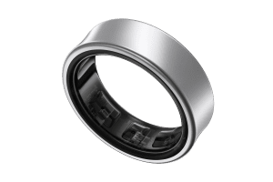 galaxy ring inel inteligent argintiu pentru monitorizare sanatate si somn