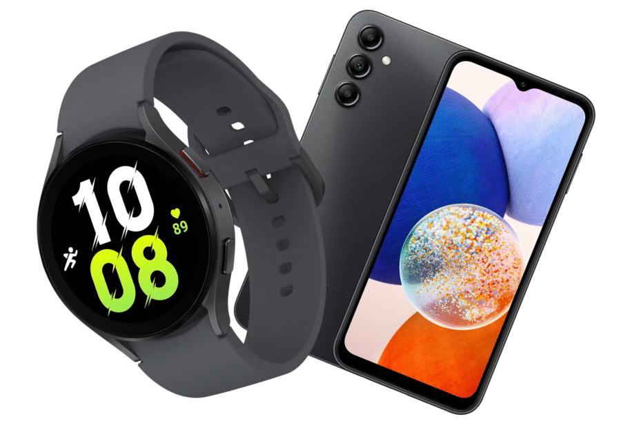 Pachet samsung galaxy a14 si samsung galaxy watch5